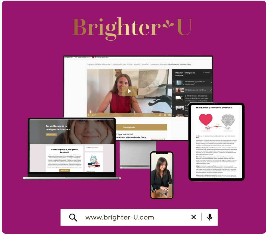 Brighter-U en ordenador, tablet y móvil